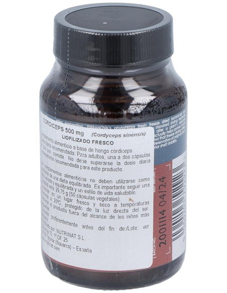 Cordiceps 500Mg. 50Vcap. de Terranova