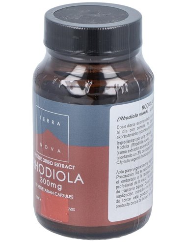 Rodiola 300 Mg (Rhodiola Rosea) 50 Vcáps de Terranova