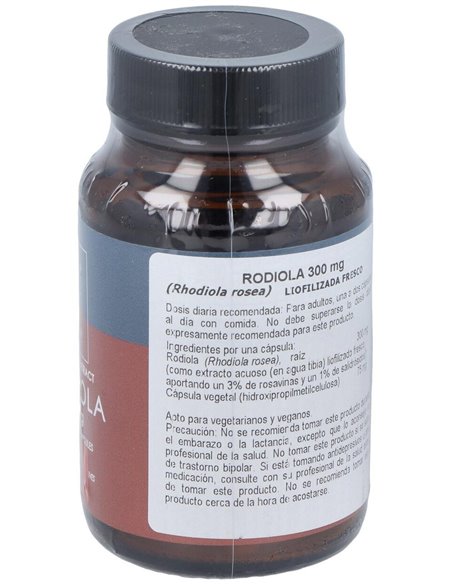 Rodiola 300 Mg (Rhodiola Rosea) 50 Vcáps de Terranova