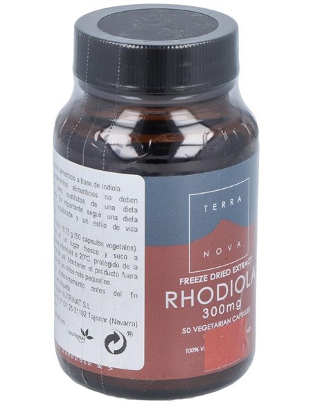 Rodiola 300 Mg (Rhodiola Rosea) 50 Vcáps de Terranova