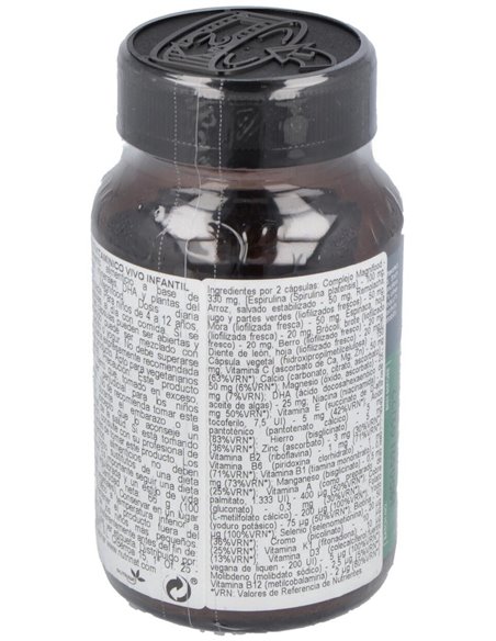 Multivitamínico Vivo Infantil  100 Vcáps de Terranova