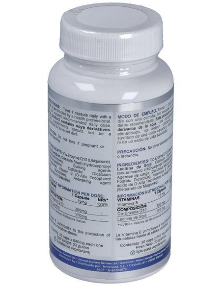 Co-Enzima Q10 300Mg. 30Cap. de Airbiotic