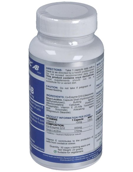 Co-Enzima Q10 300Mg. 30Cap. de Airbiotic