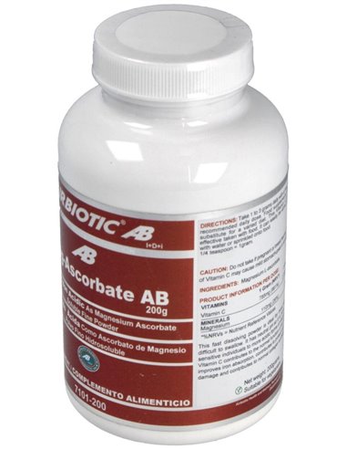 Ascorbato De Magnesio 200Gr.Polvo de Airbiotic