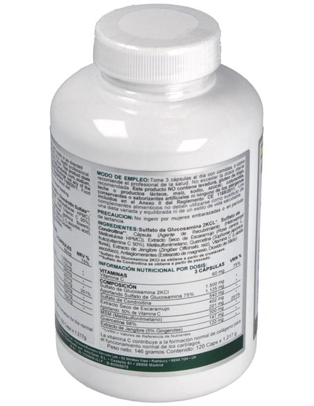 Glucosamina Max Ab Complex 120Cap. de Airbiotic