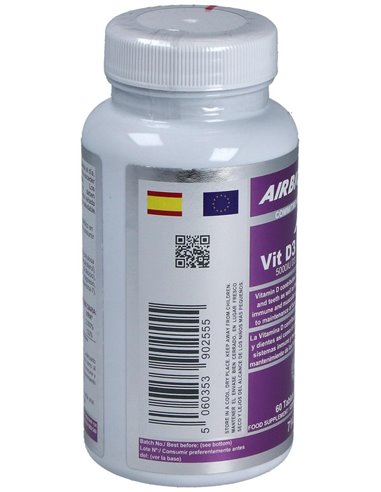 Vit D3 + K2 60Comp. de Airbiotic