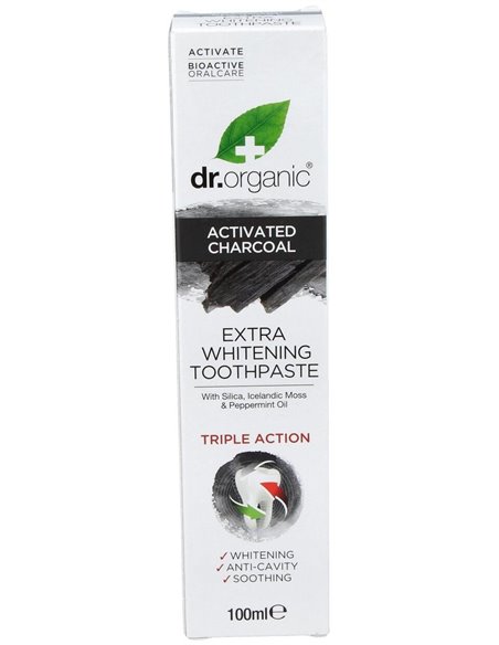 Pasta De Dientes Carbon Activado 100Ml. de Dr. Organic