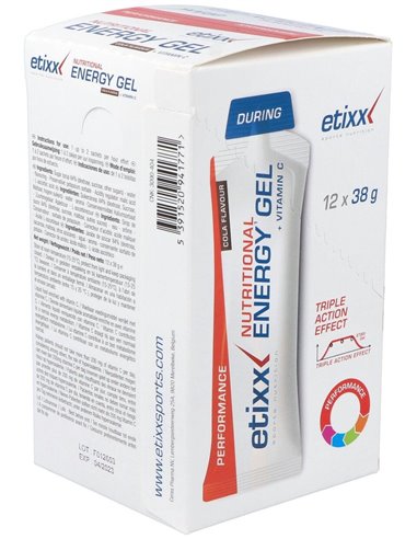 Etixx Energy Nutritional Gel Sabor Cola 12Ud. de Etixx