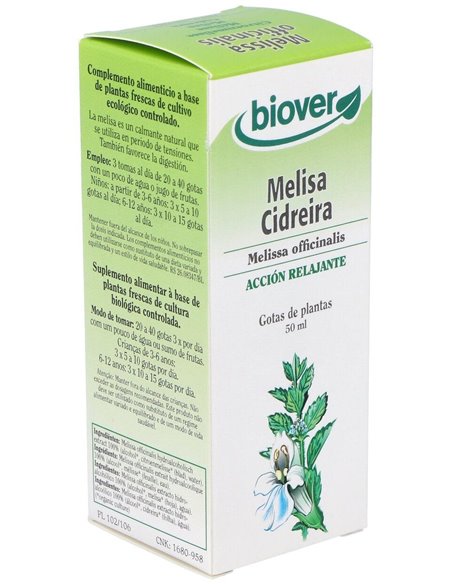 Ext. Melissa Officinalis (Melisa) 50Ml. de Biover