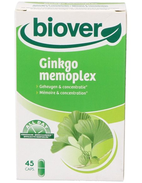 Memoria Y Concentracion (Ginkgo Memoplex 45Cap. de Biover