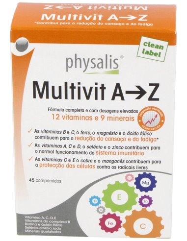 Multivit A -> Z de Physalis