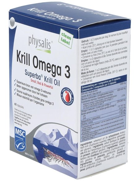 Krill Omega 3 60Cap. de Physalis