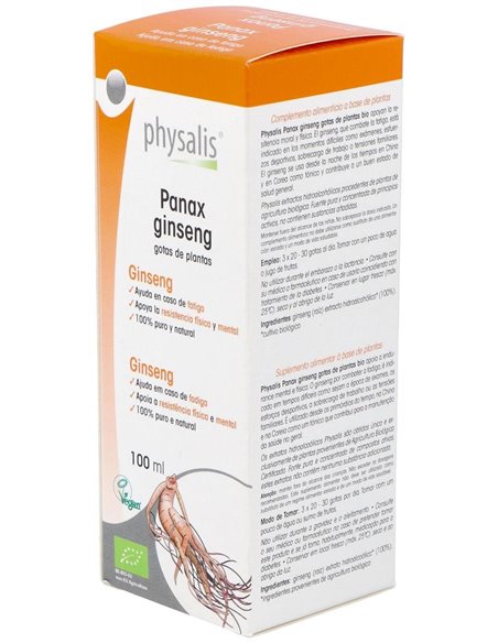 Tintura Panax Ginseng (Ginseng) de Physalis