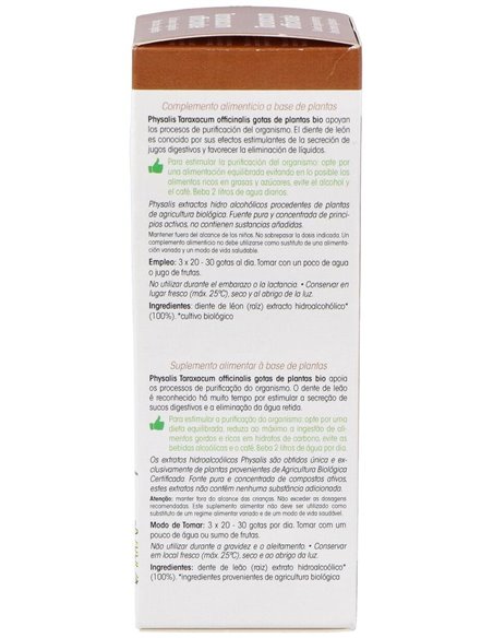 Tintura Taraxacum Officinale (Diente de Leon) de Physalis