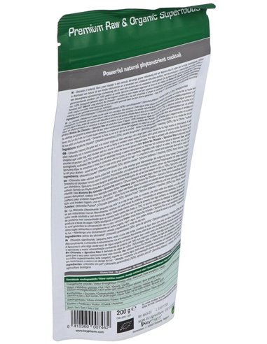Chlorella Spirulina Raw 200Gr. Bio de Biotona