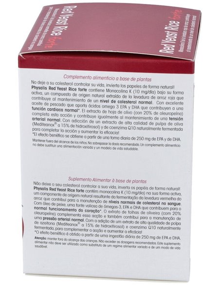 Levadura roja de arroz FORTE 60 capsulas Physalis