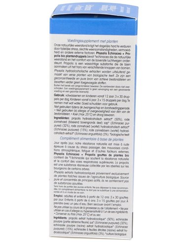 Tintura Propolis- Echinacea (Propoleo+Echinacea) de Physalis