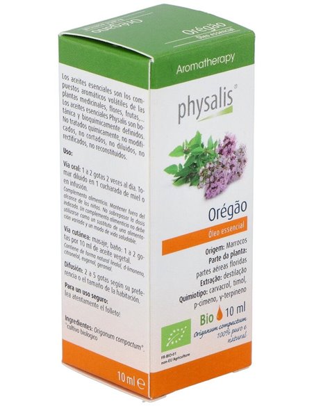 Esencia Oregano 10Ml. Bio de Physalis