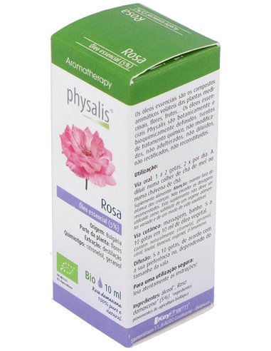 Esencia Rosa Damascena 10Ml. Bio de Physalis
