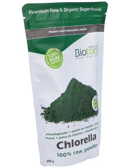 Chlorella Raw 200Gr. Bio de Biotona