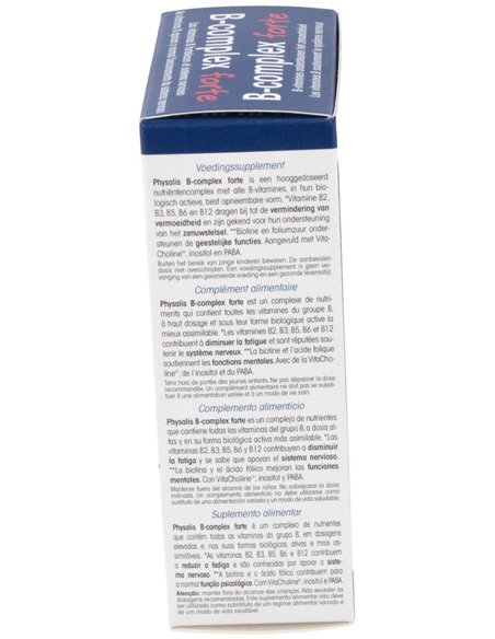 Vit B Complex Forte 30Comp. de Physalis