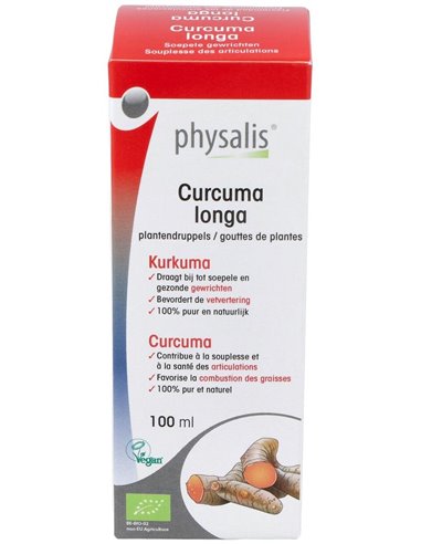 TinturaCurcuma Longa (Curcuma) de Physalis