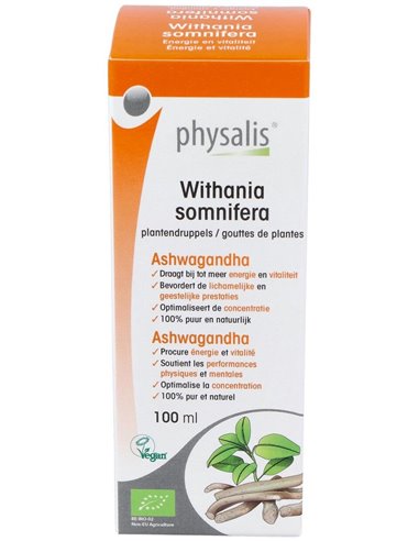 Ashwadandha Extracto 100Ml. Bio de Physalis