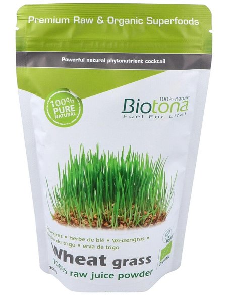 Wheat Grass Raw Juice Powder de Biotona