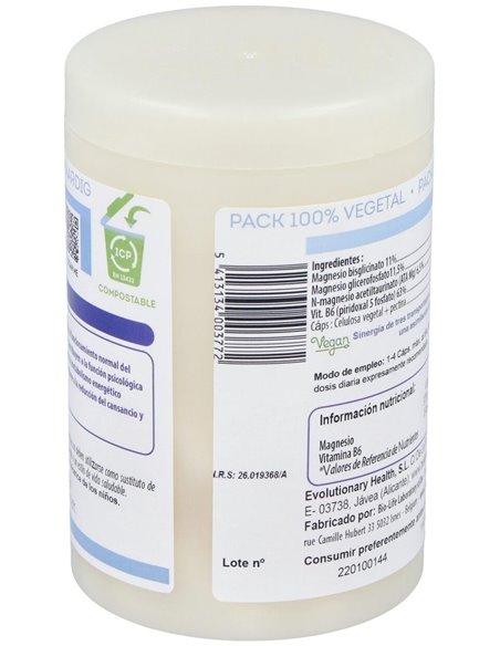 Magnesium Quatro 900 60Cap. de Be-Life