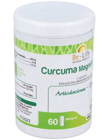 Curcuma Magnum 3200 60Cap. Bio de Be-Life