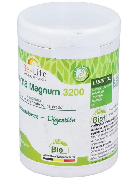 Curcuma Magnum 3200 60Cap. Bio de Be-Life