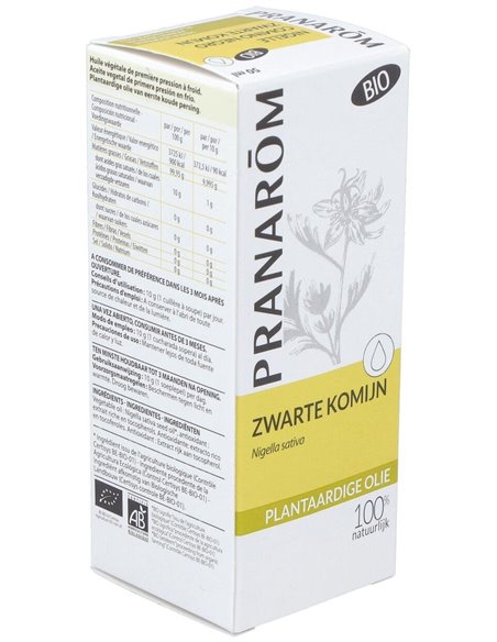 Comino Negro Aceite Vegetal Bio 50Ml. de Pranarom Aceites