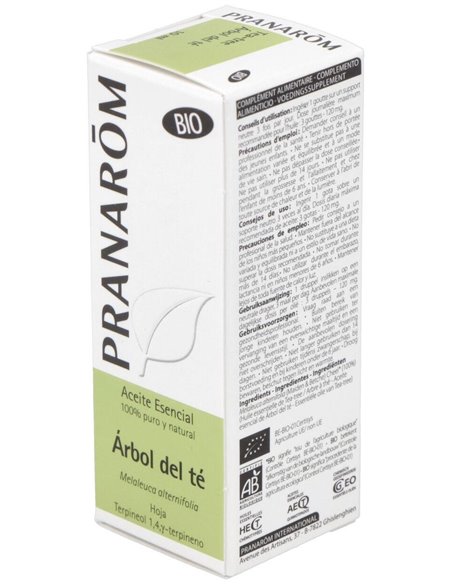 Arbol Del Te Hoja Aceite Esencial Bio 10Ml. de Pranarom Aceites