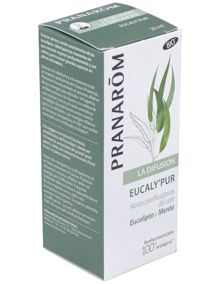 Eucaly Pur Aceite Difusion 30Ml. Bio de Pranarom Difusion