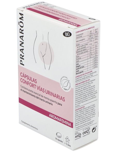 Aromafemina Confort Vias Urinarias 30Cap. de Pranarom P.Acabado