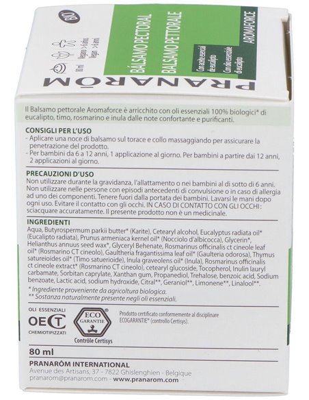Aromaforce Balsamo Pectoral 80Ml. Bio de Pranarom P.Acabado