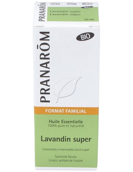 Lavandin Super Aceite Esencial Bio 30Ml. de Pranarom Aceites