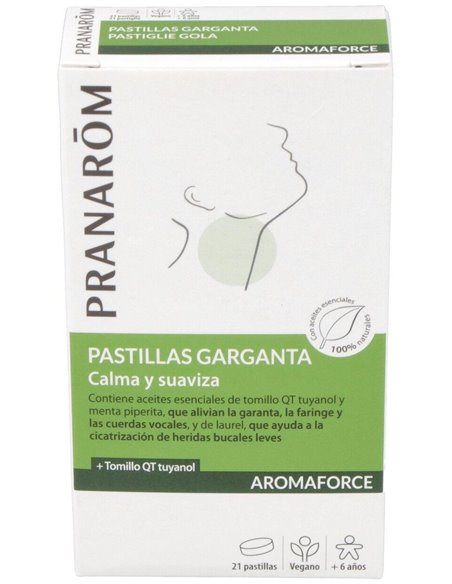 Aromaforce Pastillas Para La Garganta 21Comp. de Pranarom P.Acabado