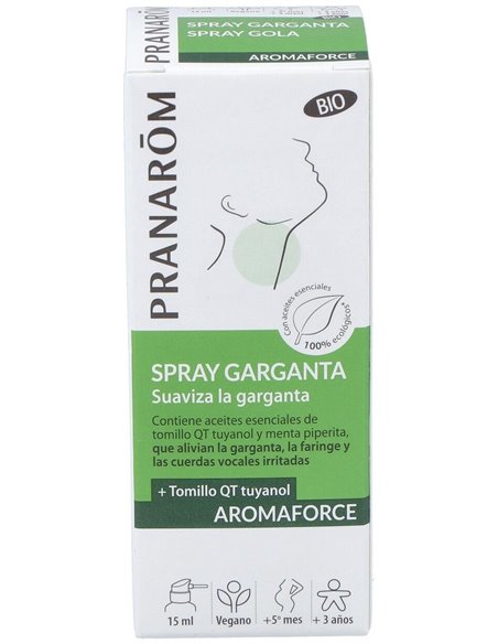 Aromaforce Garganta Spray 15Ml. Bio de Pranarom P.Acabado