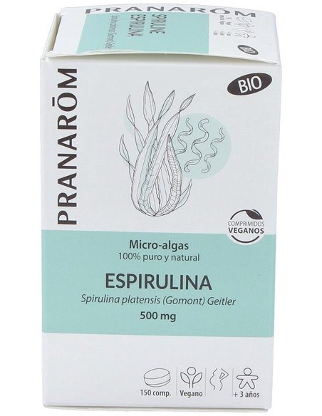 Espirulina Micro Algas 150Comp. Bio Vegan de Pranarom P.Acabado
