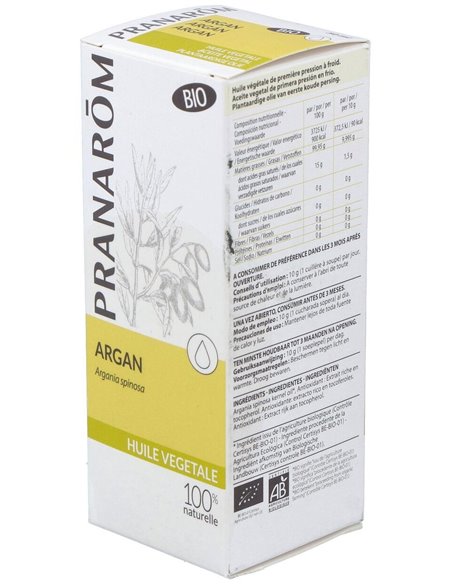 Argan Aceite Vegetal Bio 50Ml. de Pranarom Aceites