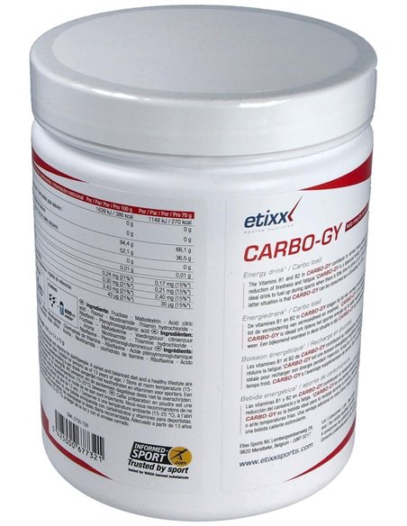 Etixx Carbo-Gy Powder Red Fruits 1Kg. de Etixx