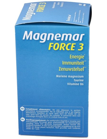 Magnemar Fuerza 3 Magnesio 90Cap. de Ortho Nat