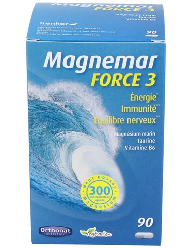 Magnemar Fuerza 3 Magnesio 90Cap. de Ortho Nat
