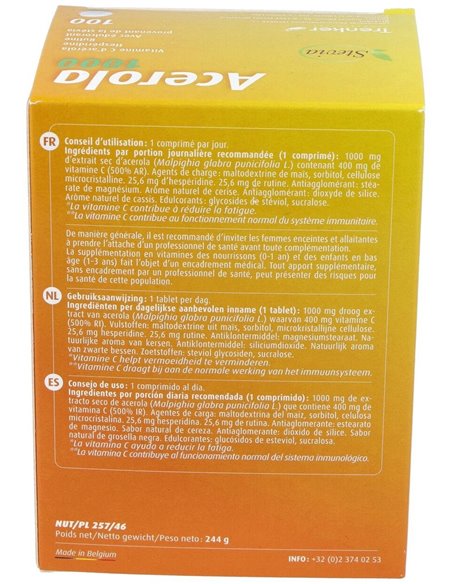 Acerola 1000Mg. 100Comp. de Ortho Nat