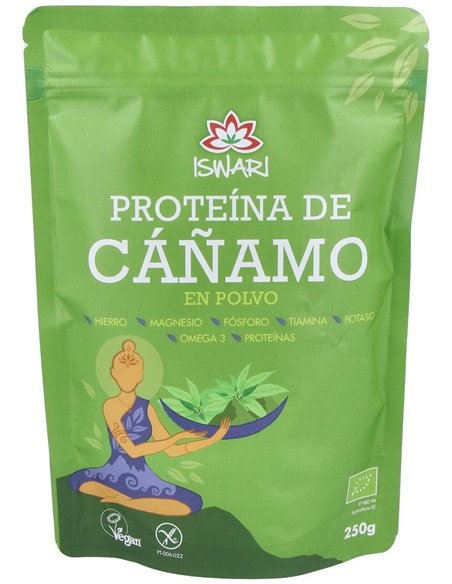 Proteína De Cáñamo Bio 250G Es 250G de Iswari