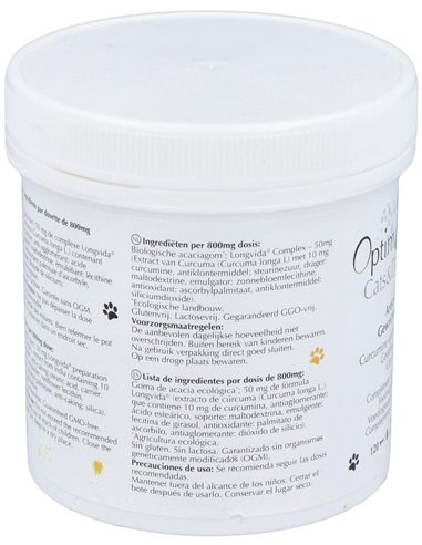 Optim Curcuma Cats & Dogs Polvo 96Gr. de Optim Laboratoire