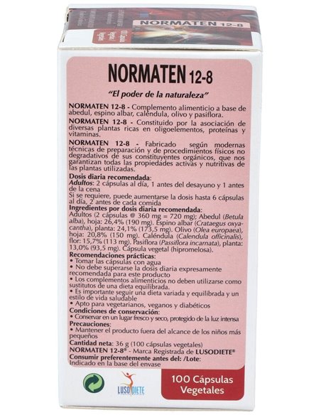 Normaten 100Cap. Lusodiete de Lusodiete