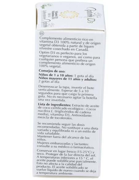 Optim D3 20Ml. de Optim Laboratoire