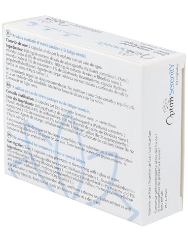 Optim Serenity 30Cap. de Optim Serenity